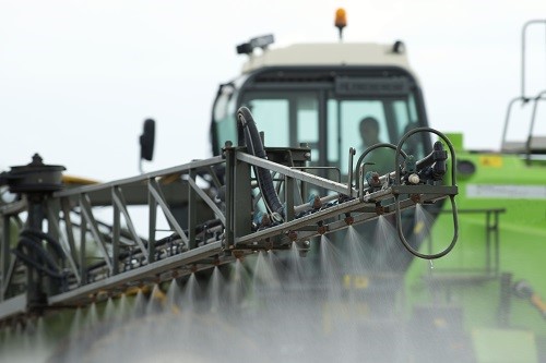 Detail of tractor sprayer.